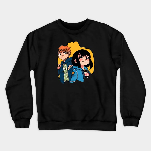 Scott Pilgrim Takes Off Crewneck Sweatshirt by Pixy Official